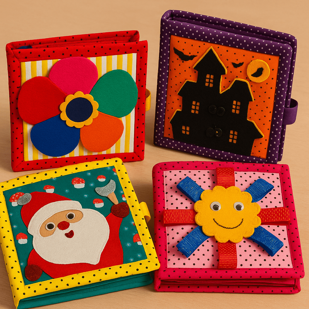 Quiet Books and Sensory Toys - yarnandyawn