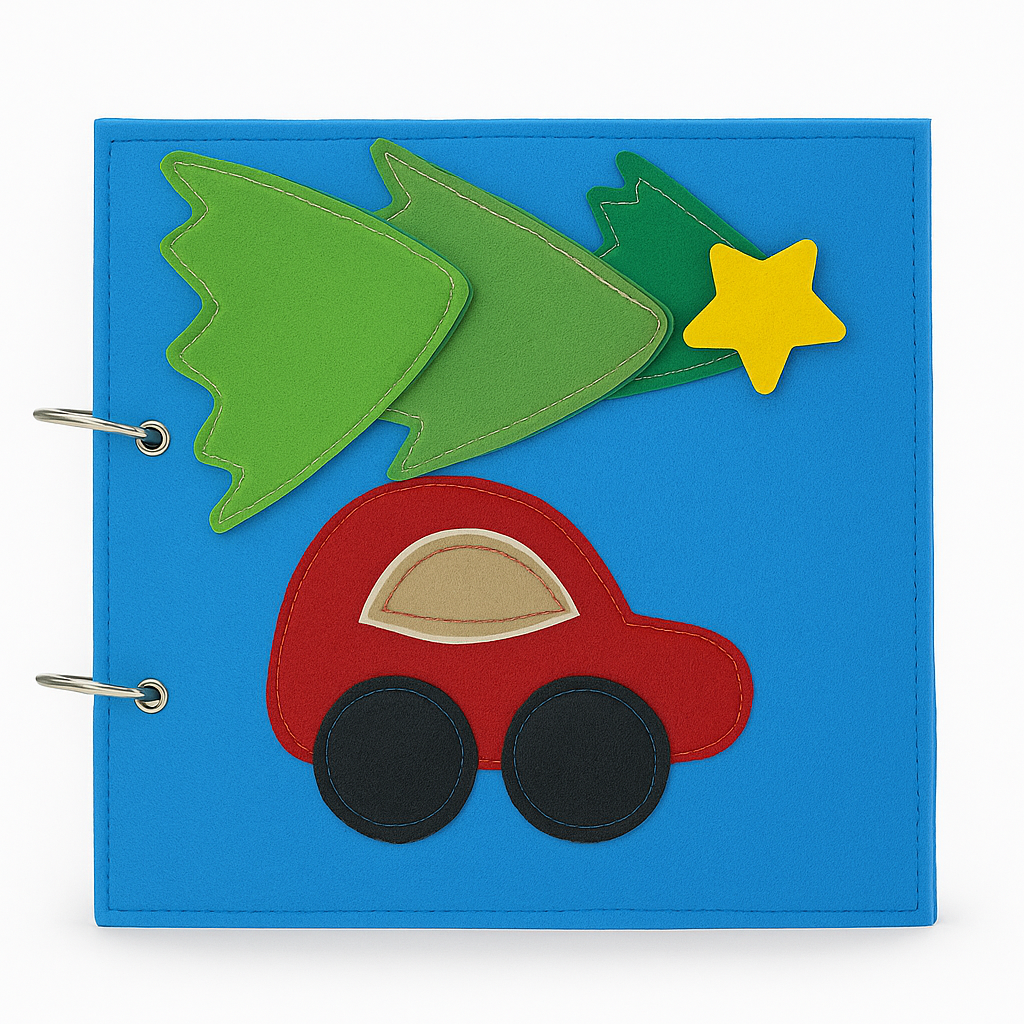 Christmas Quiet Book – A Mini sensory Quiet Activity book for Toddlers