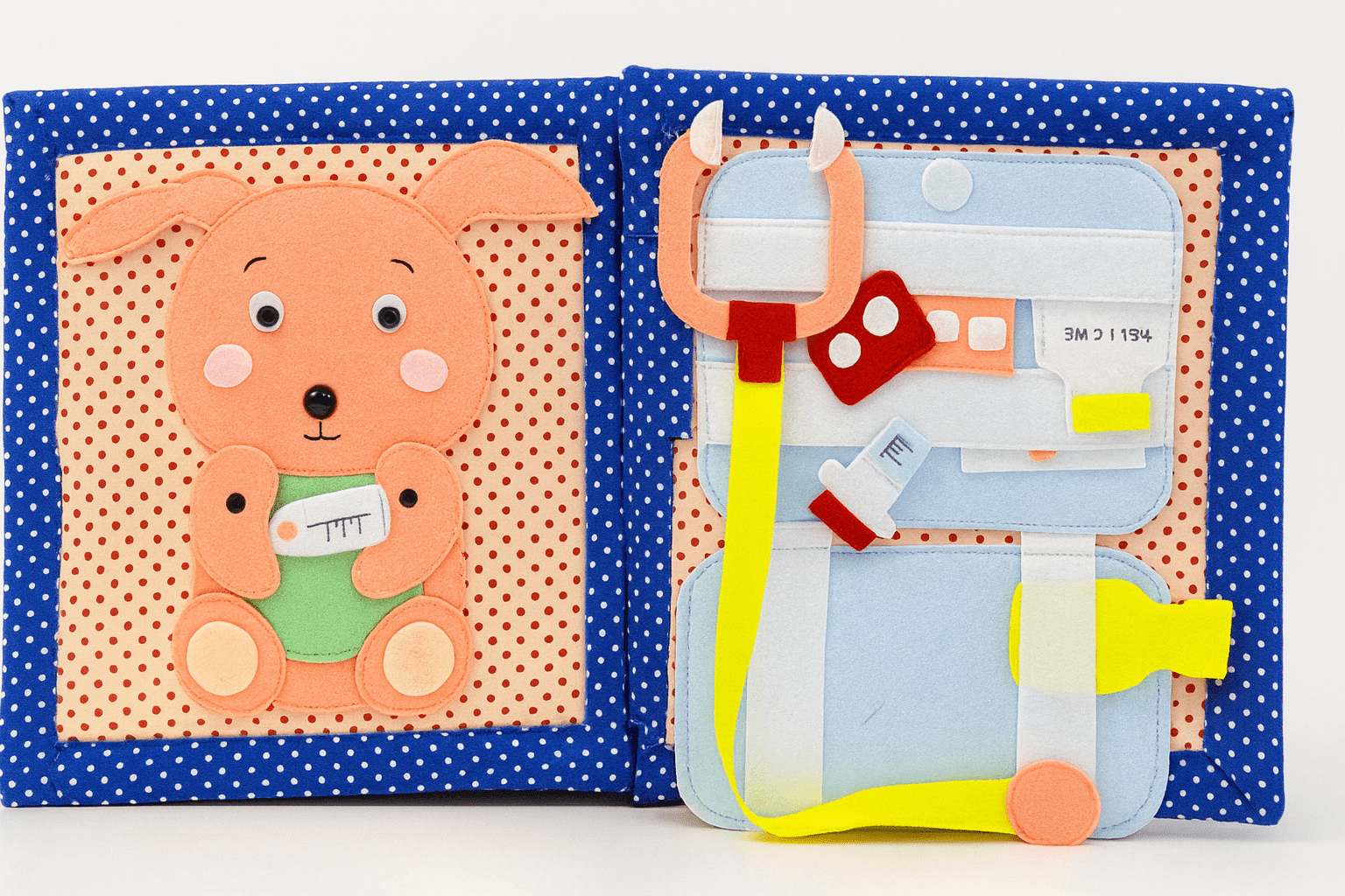 Caterpillar - Pretend Play Quiet Book - 7 page activities - yarnandyawn