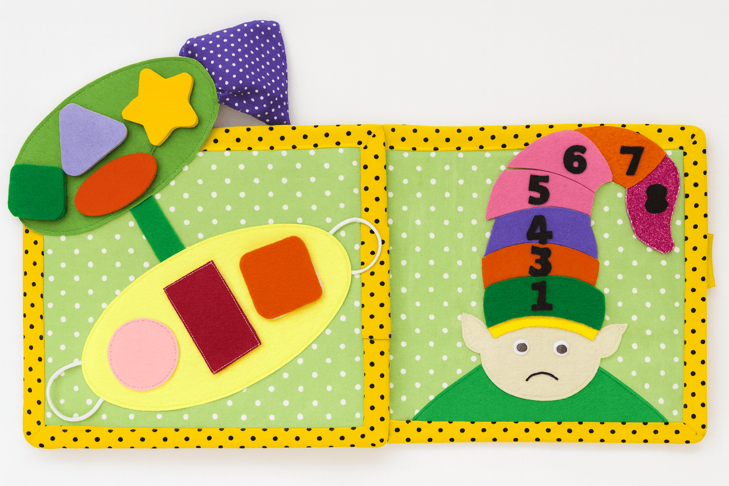 Holiday Sensory Quiet Book – Montessori Christmas Activities for Toddlers & Preschoolers - yarnandyawn