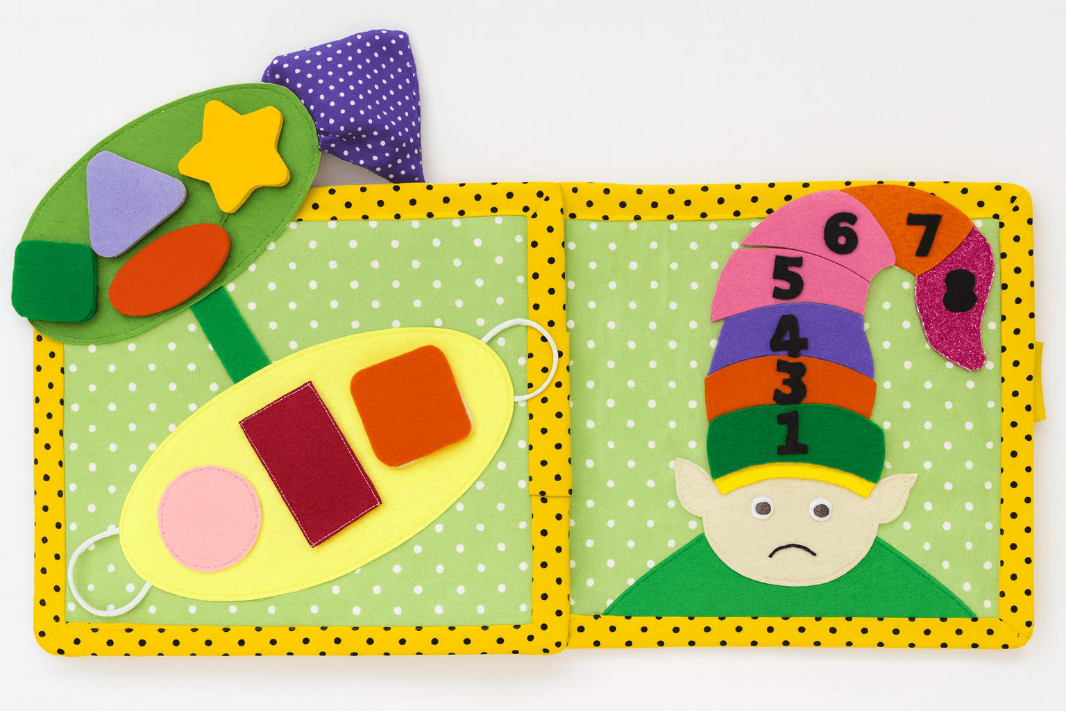 Holiday Sensory Quiet Book – Montessori Christmas Activities for Toddlers & Preschoolers - yarnandyawn