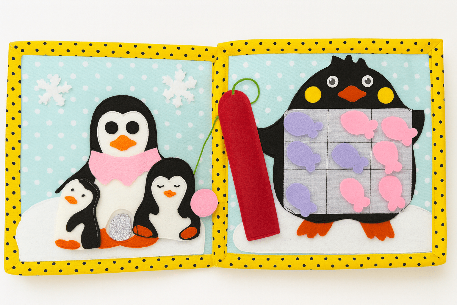 Holiday Sensory Quiet Book – Montessori Christmas Activities for Toddlers & Preschoolers - yarnandyawn