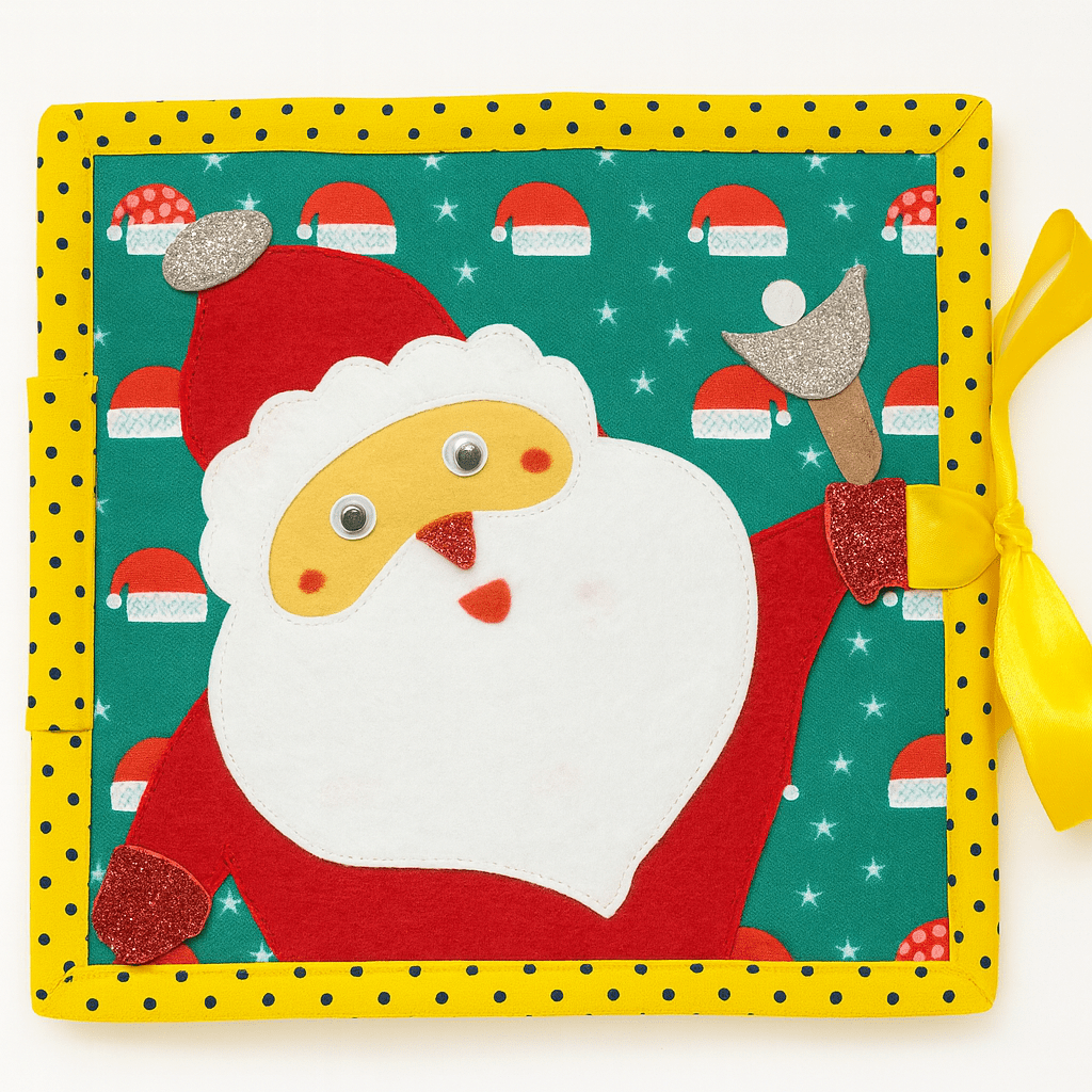 Holiday Sensory Quiet Book – Montessori Christmas Activities for Toddlers & Preschoolers - yarnandyawn