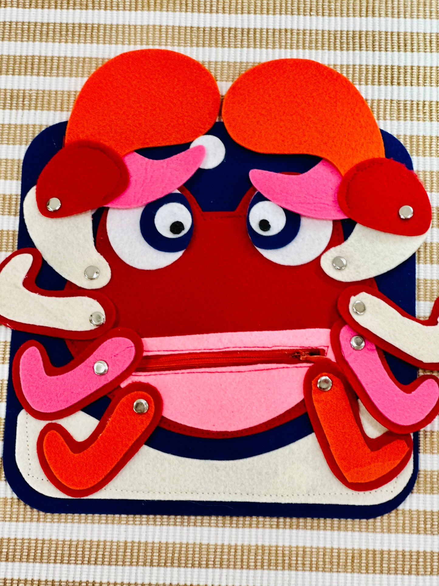 Animal Quiet Book (9 pages ) 8 inch *8 inch - yarnandyawn