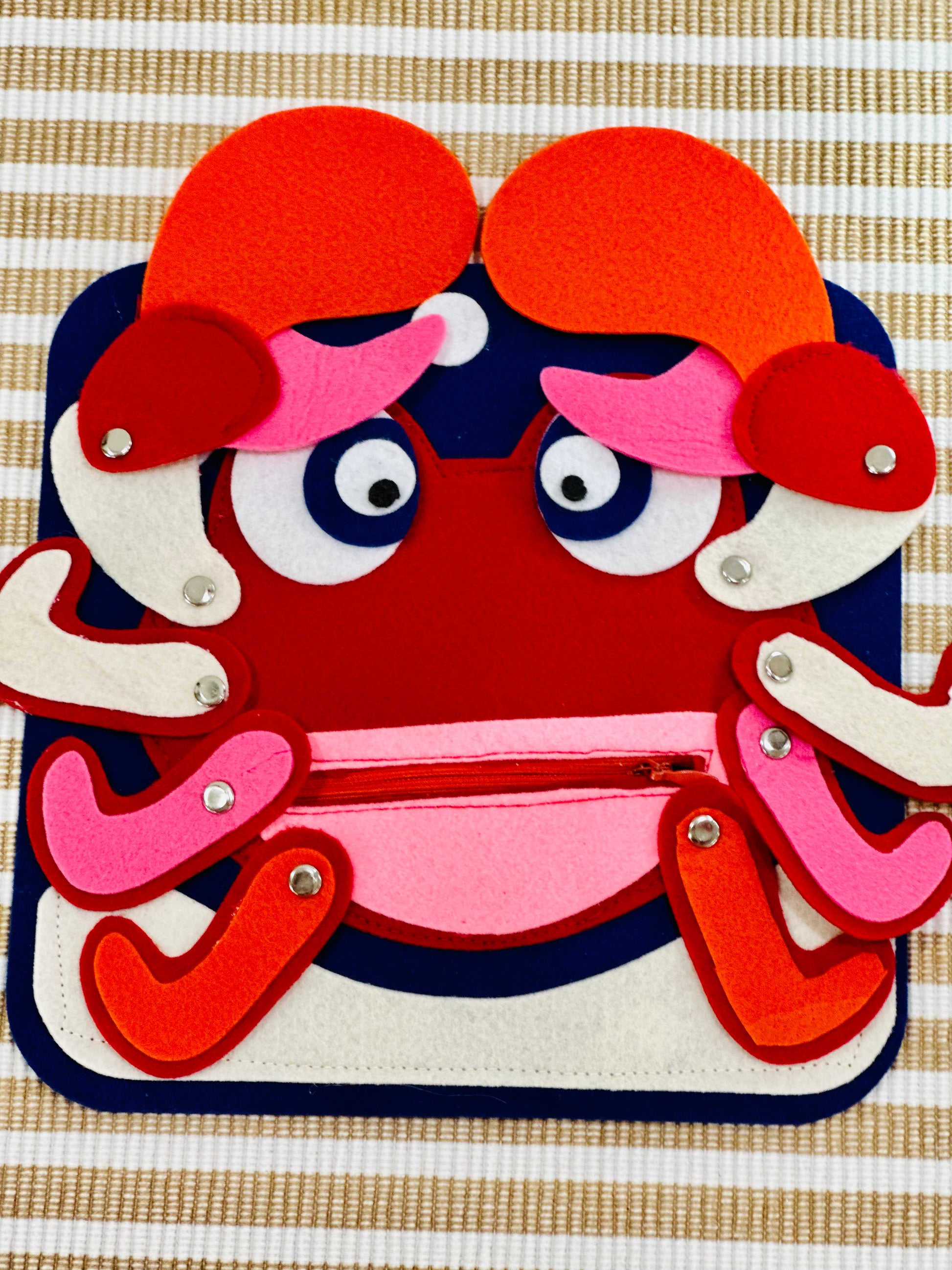 Animal Quiet Book (9 pages ) 8 inch *8 inch - yarnandyawn