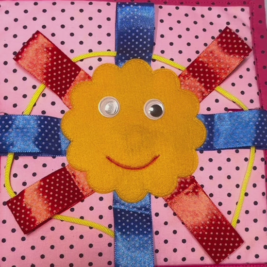 video of color shape quiet book