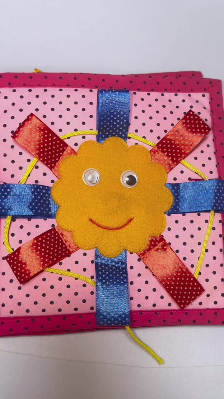 video of color shape quiet book